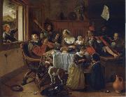 Jan Steen The Merry family oil painting